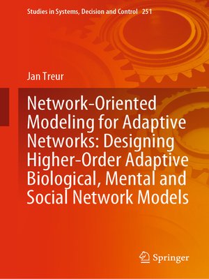 cover image of Network-Oriented Modeling for Adaptive Networks